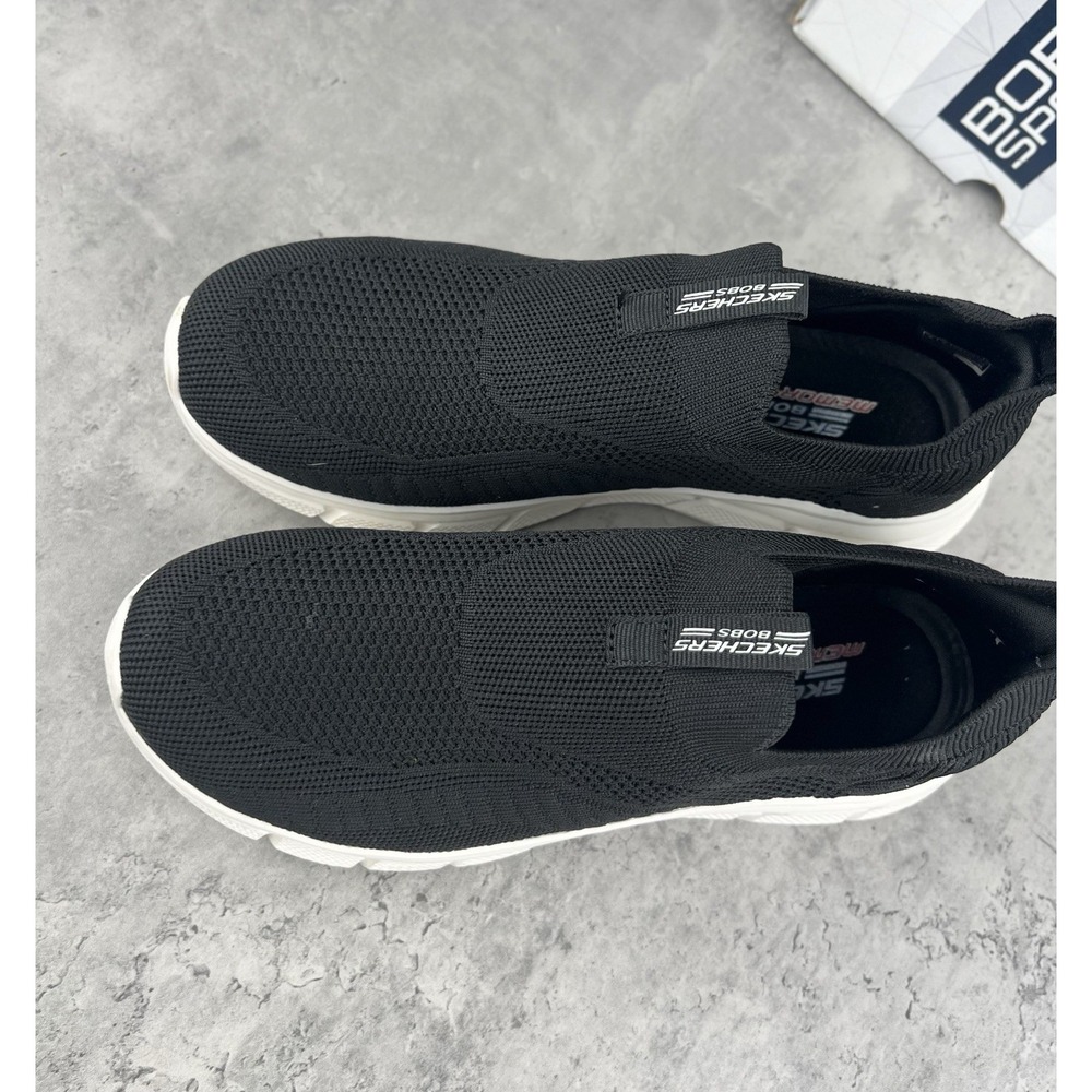 Skechers BOBS Sport B Flex On Order Womens Size 8 Black Athletic Shoes Sneakers - Picture 3 of 7